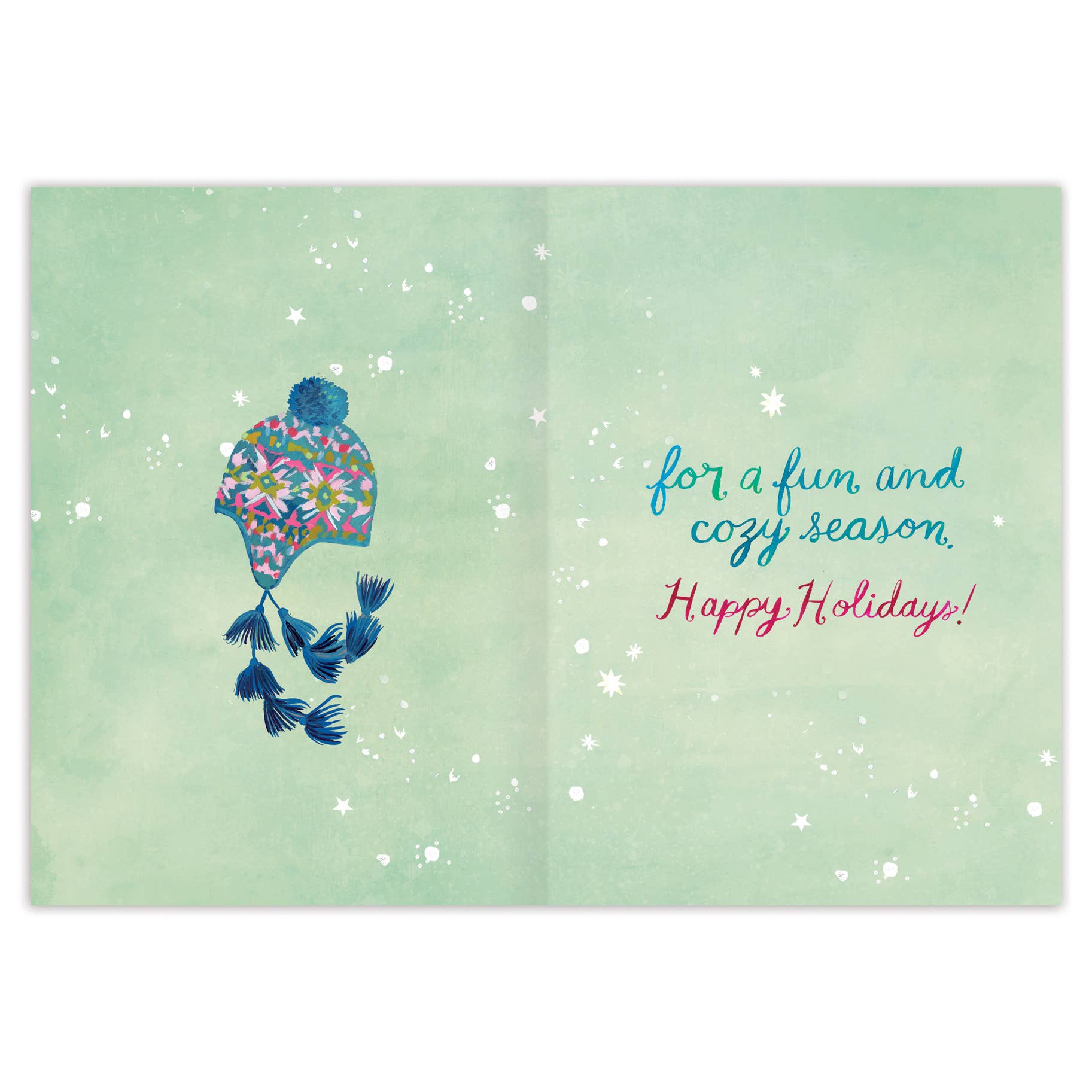 Cozy Sweaters Warm Wishes Holiday Card