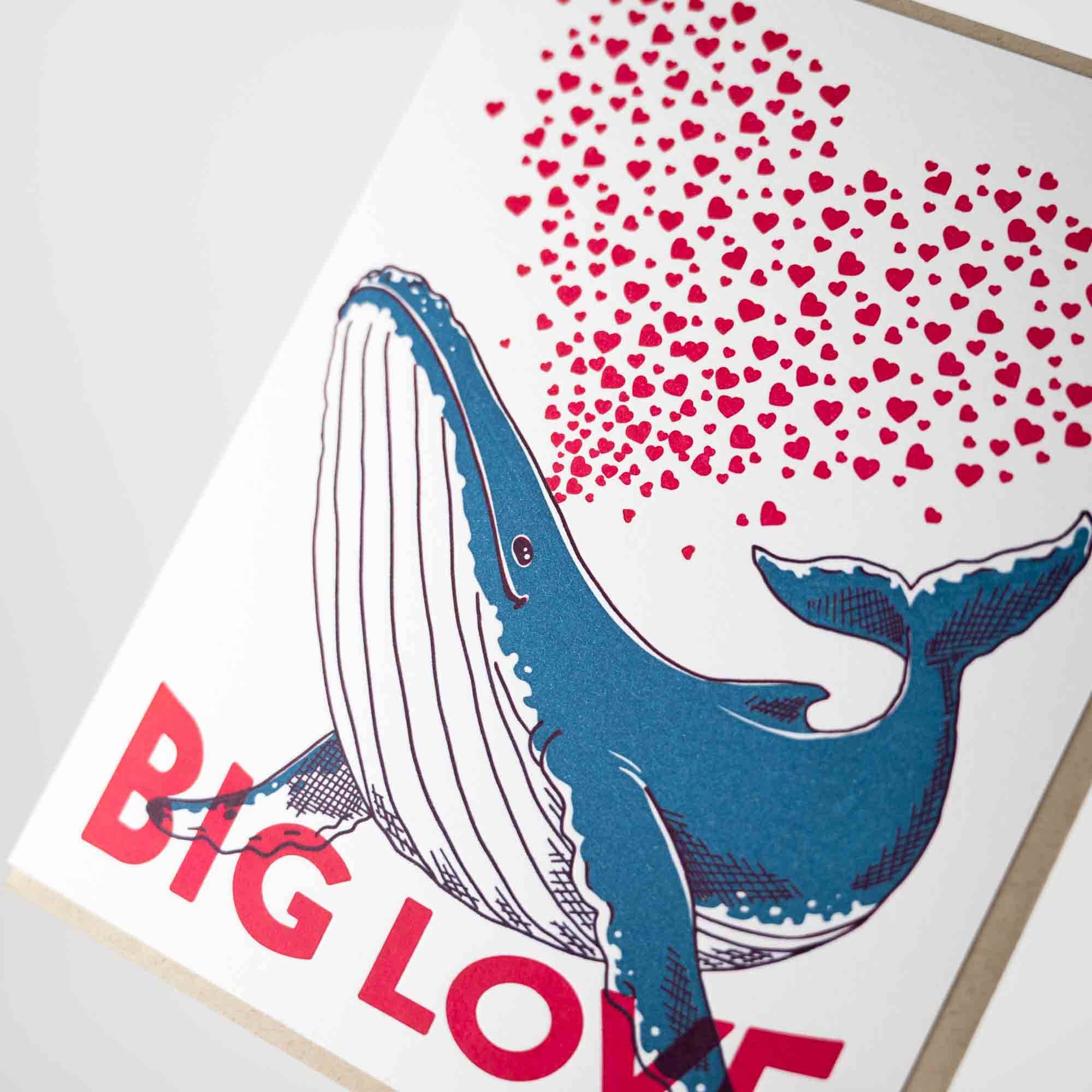 Big Love Whale Card