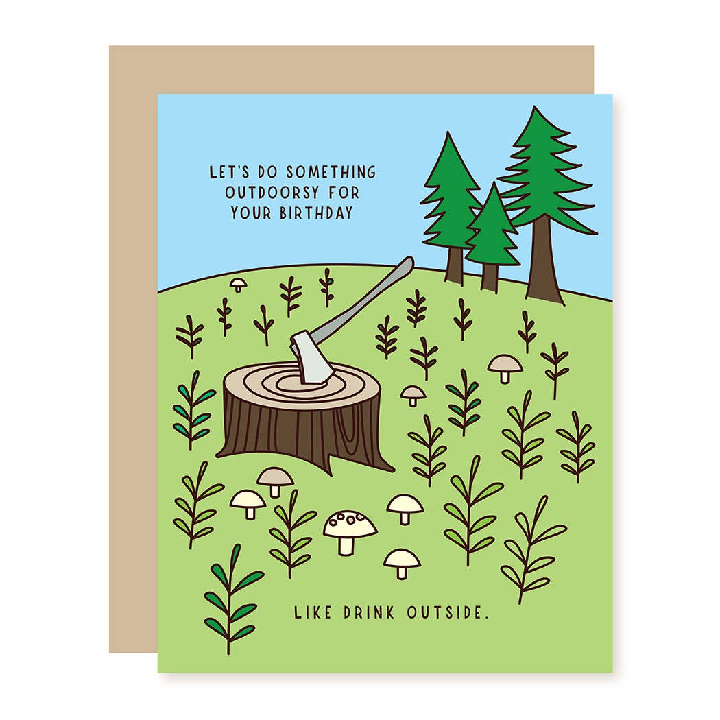 Ax Birthday Card