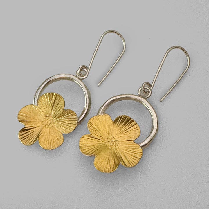 Organic Fun Ditsy Flower Earrings