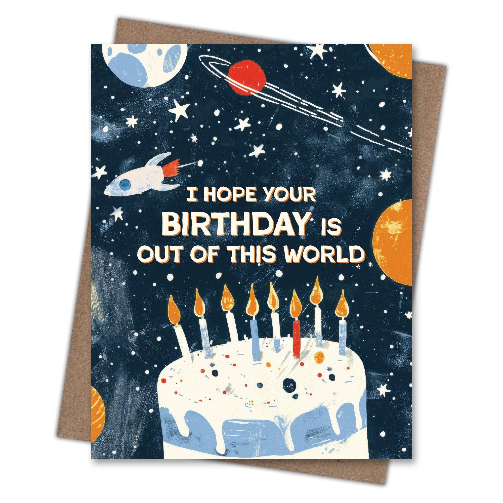 Out Of This World Birthday Card