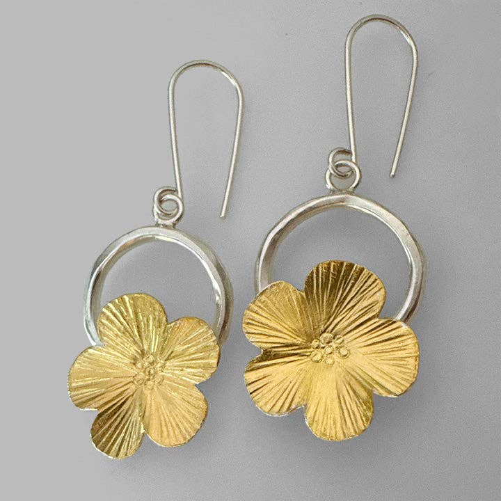 Organic Fun Ditsy Flower Earrings