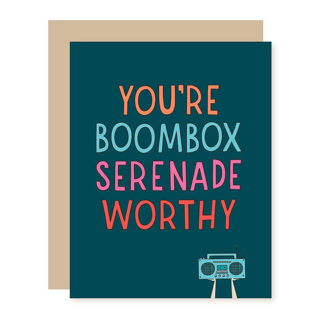 Boombox Love Card