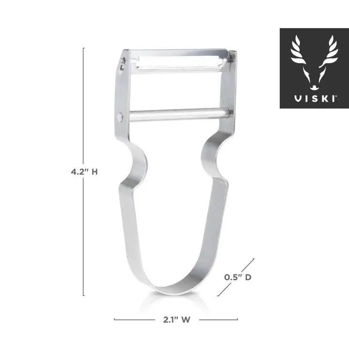 Viski Professional Stainless Steel Citrus Peeler