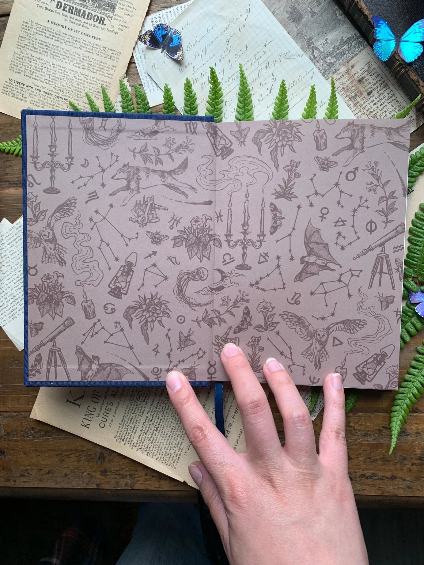 The Astronomer - B6 Vegan Blank Notebook, 120gsm Ivory Paper
