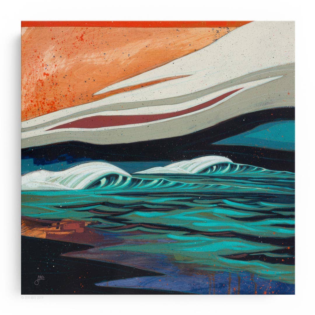Dark Seas - WHLSL Print: Unframed / 12x12 / Bamboo Paper