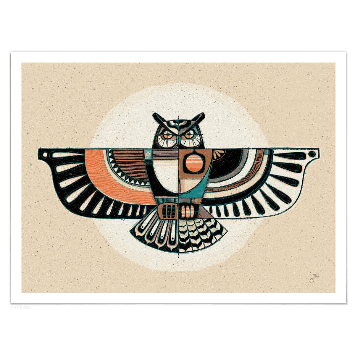 Hoot Hoot - WHLSL Print: Unframed / 12x9 / Paper