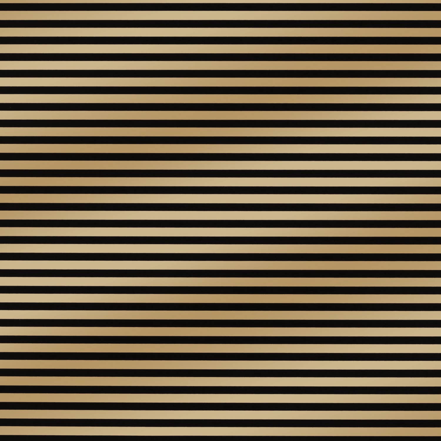 Black Gold Stripe Gift Wrap - Roll