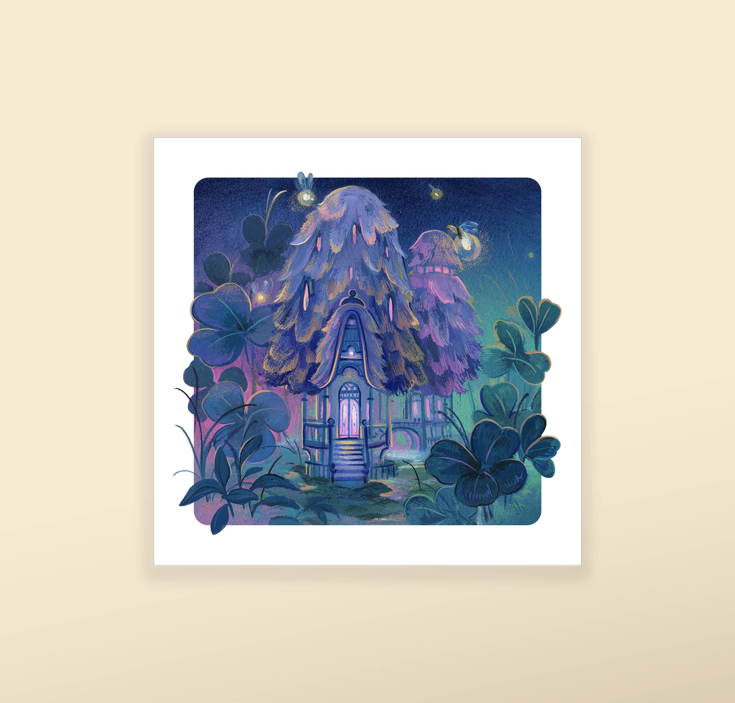 Midnight Shaggy Inkcaps - Fine Art Print
