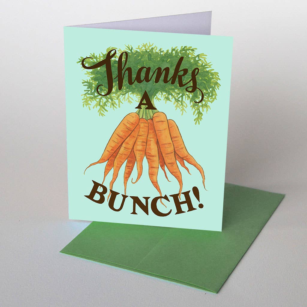 Carrots Thank You Card: Individual Card