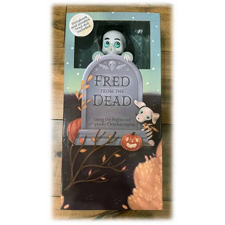Fred from the Dead™ Posable Halloween Skeleton with Book