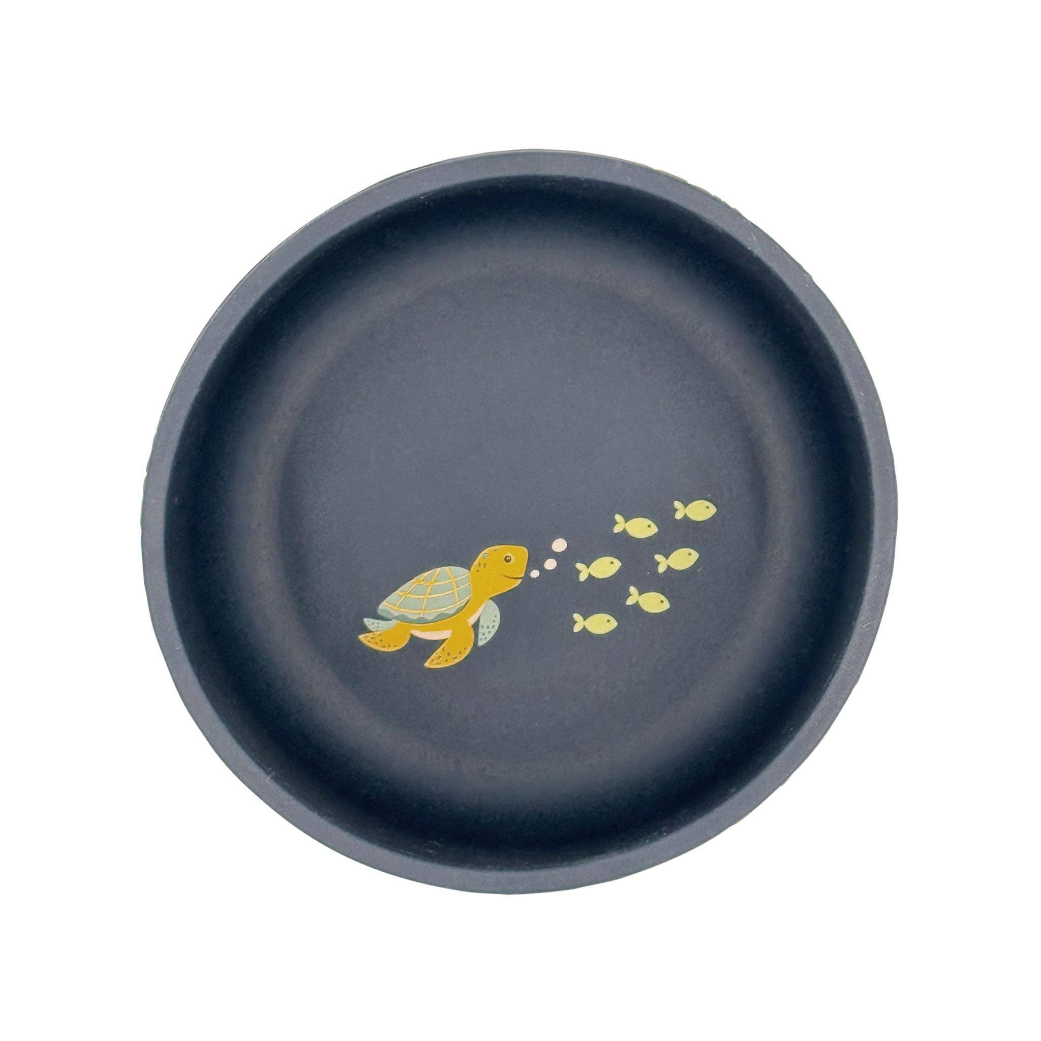 Fresh & Messy Silicone Suction Bowl & Spoon Set | Sea Turtle
