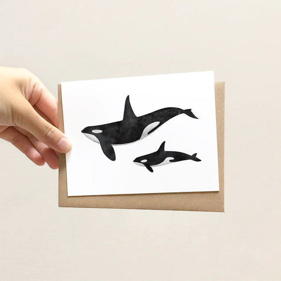 Baby Orca Greeting Card