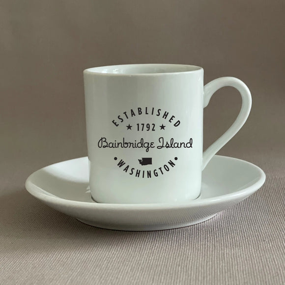 Bainbridge Island, WA Espresso Cups