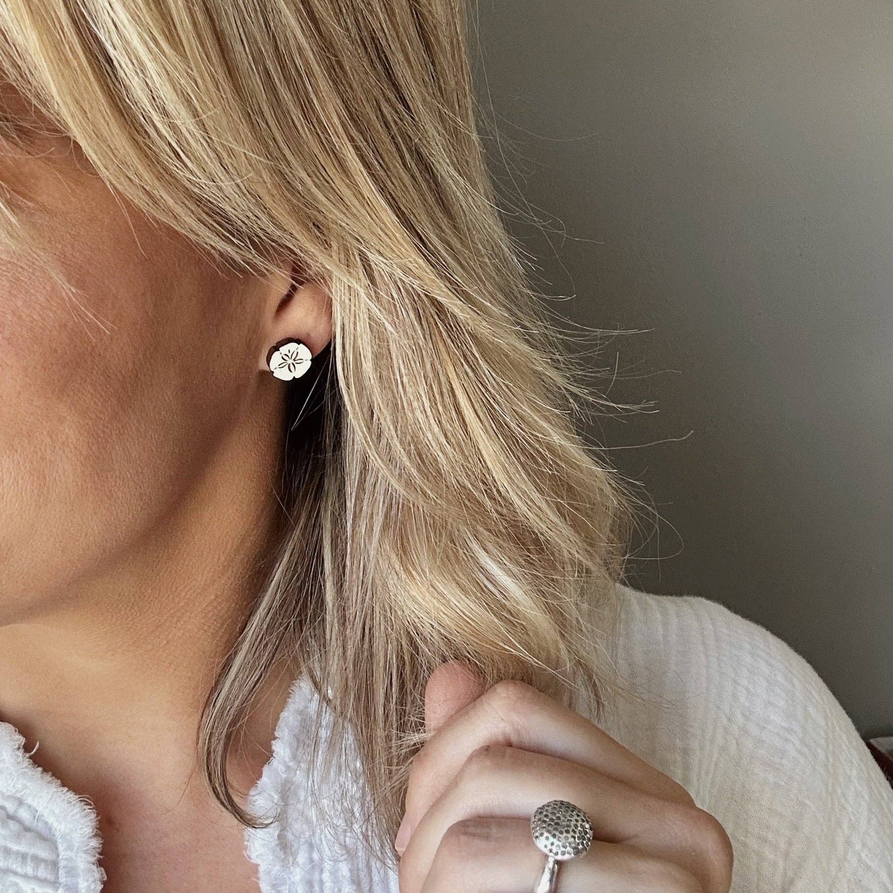 Sand Dollar Studs