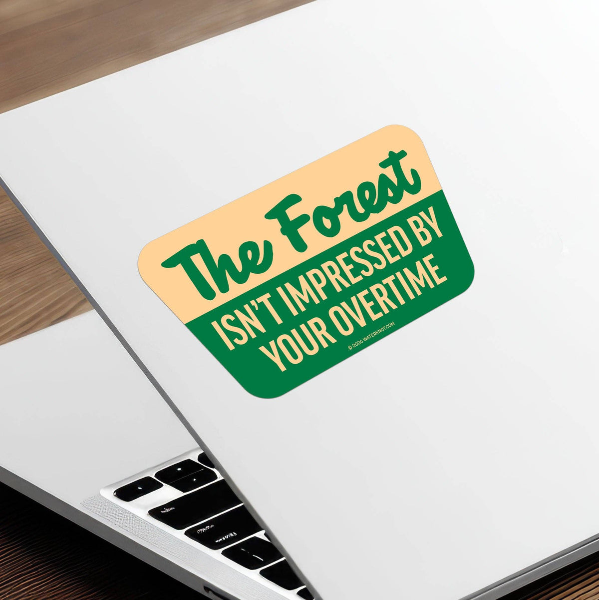 Overtime Forest - Weatherproof Sticker for Nature Lovers