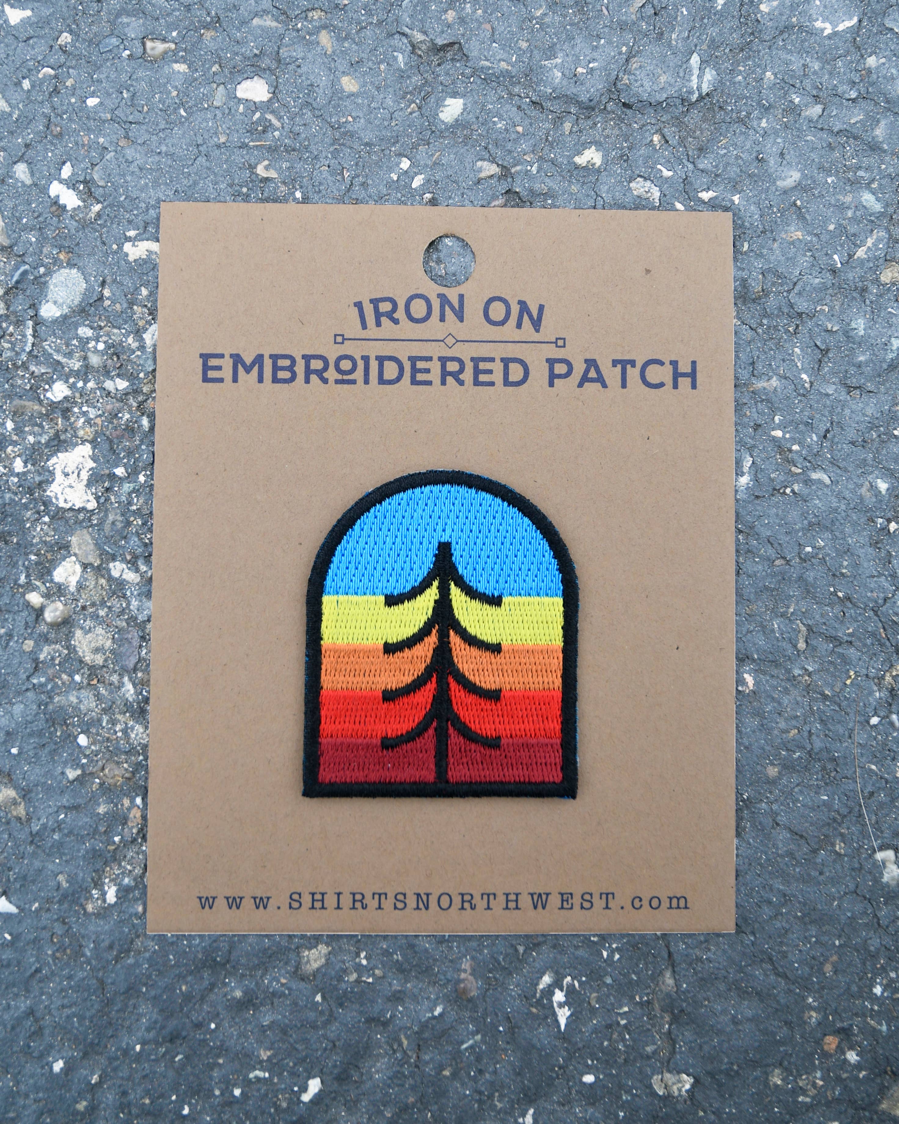 Iron on patches: STAINED GLASS
