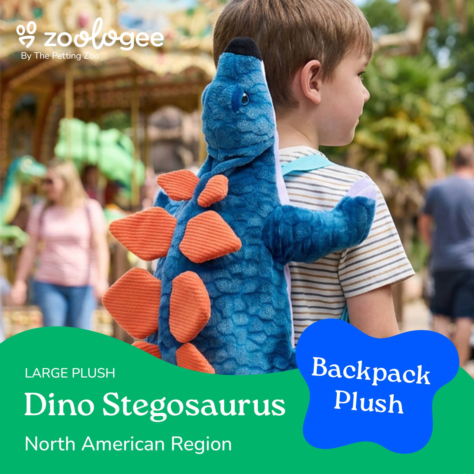 Backpack Dino Stegosaurus 20" (50cm)