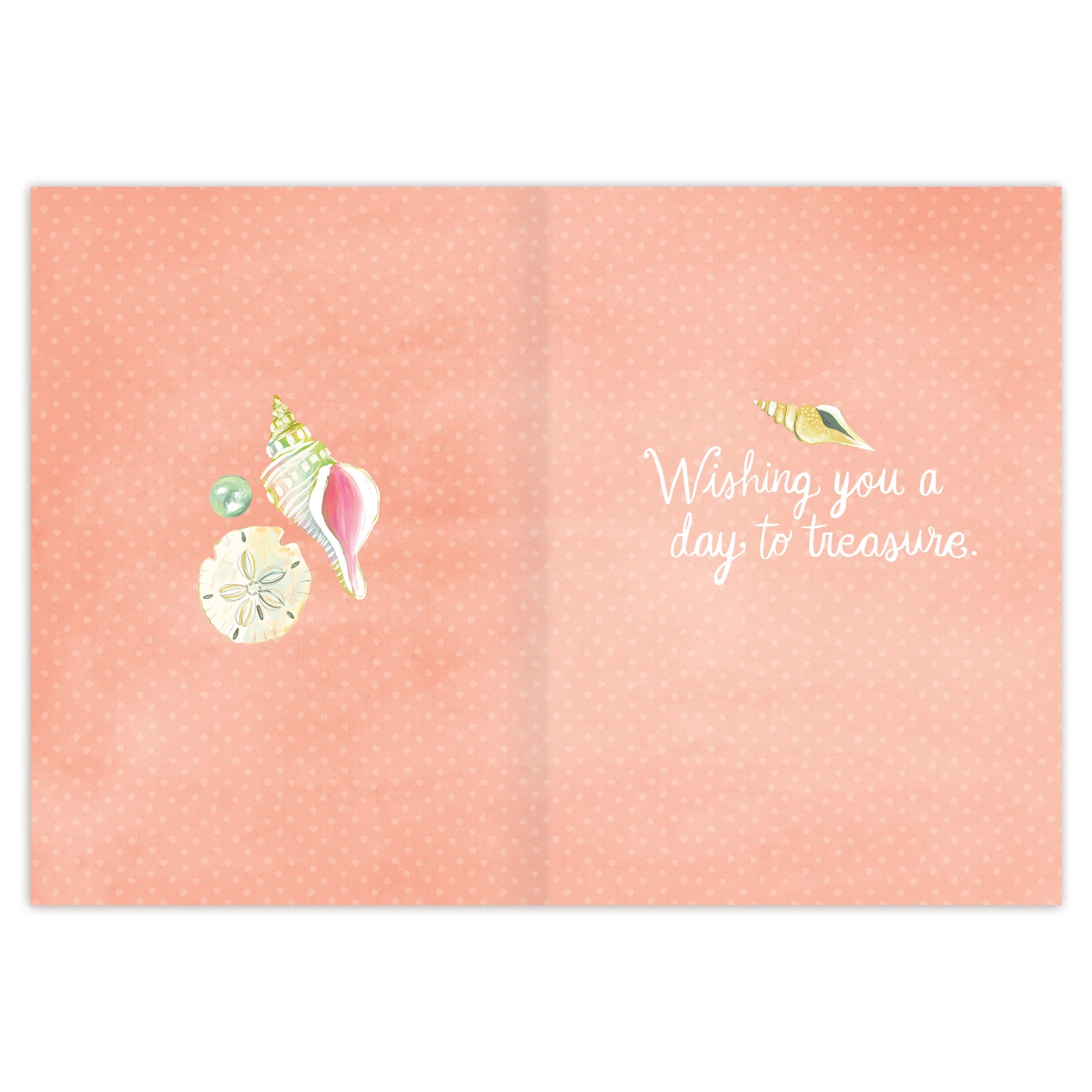 Seashell Treasures Birthday Card