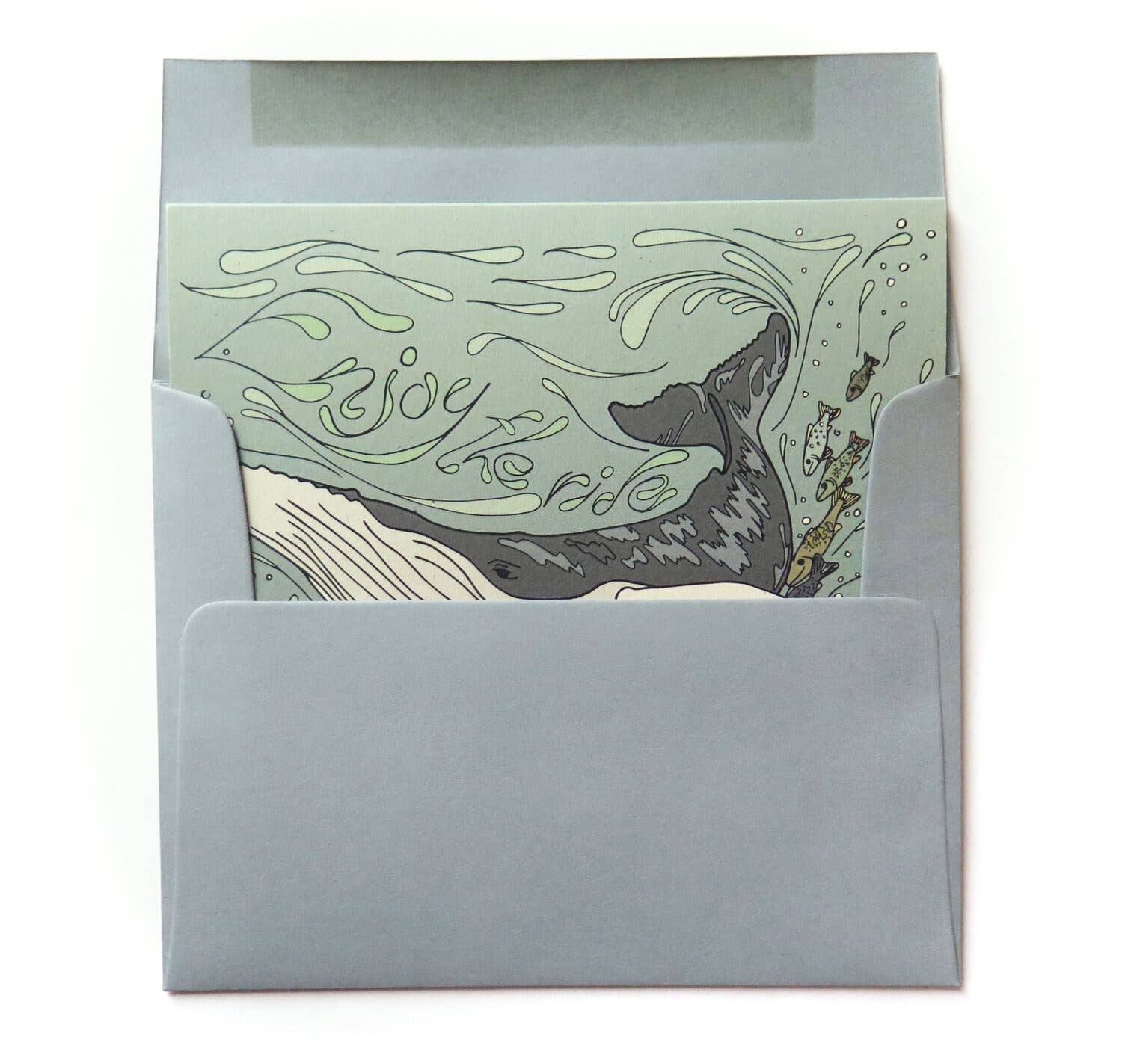 Enjoy the Ride Whale Card