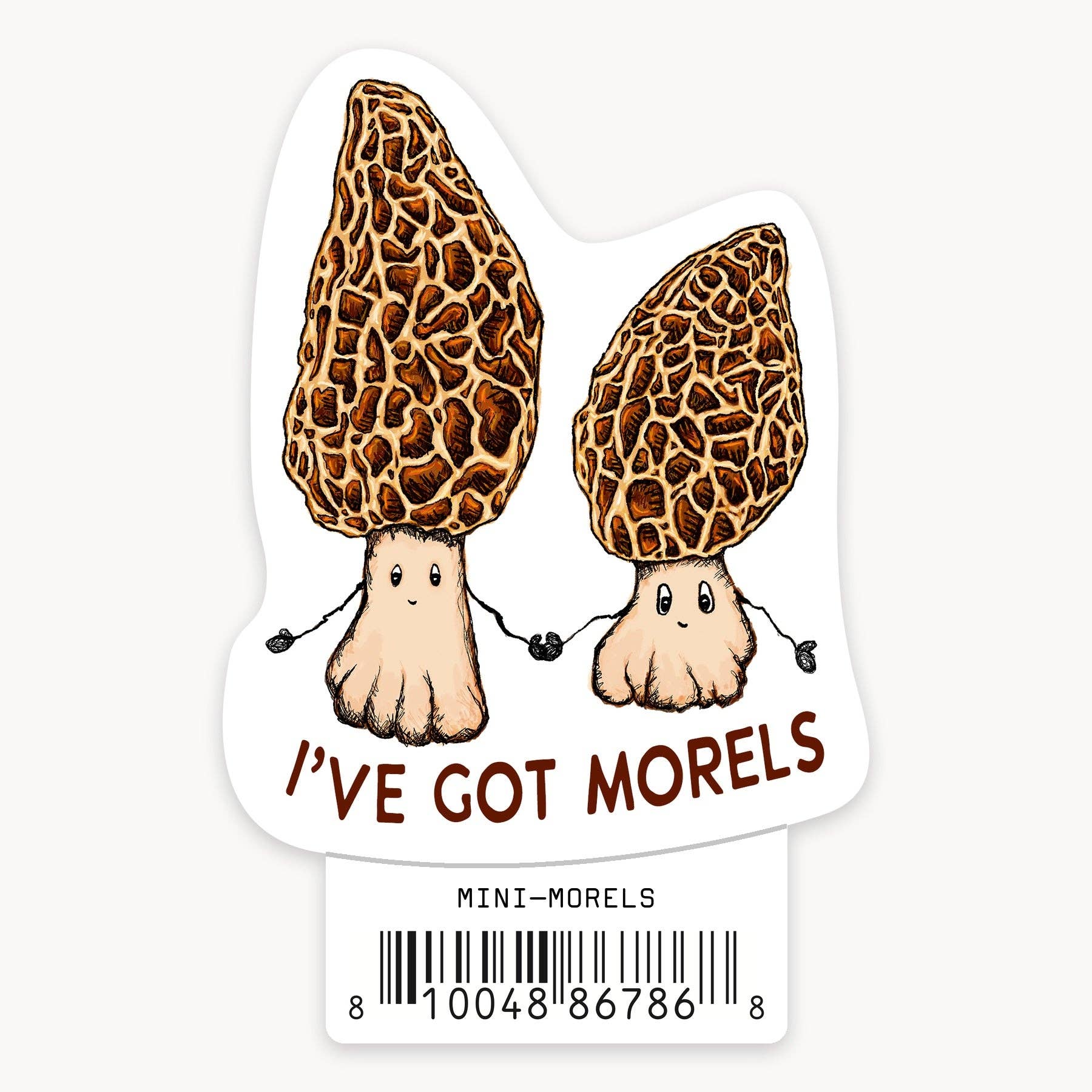 Morels - Mini Sticker: No Barcode
