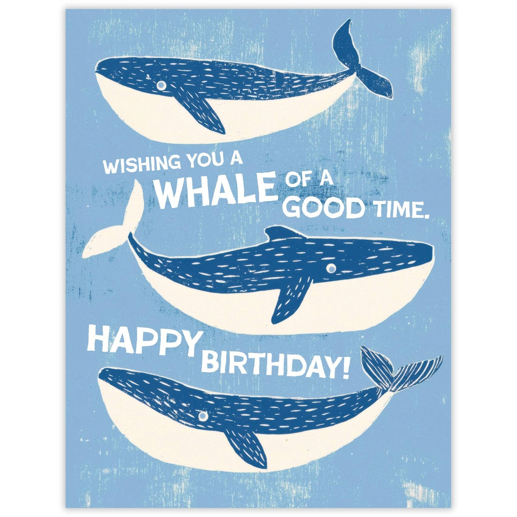 Whale Of A Good TIme Birthday Card