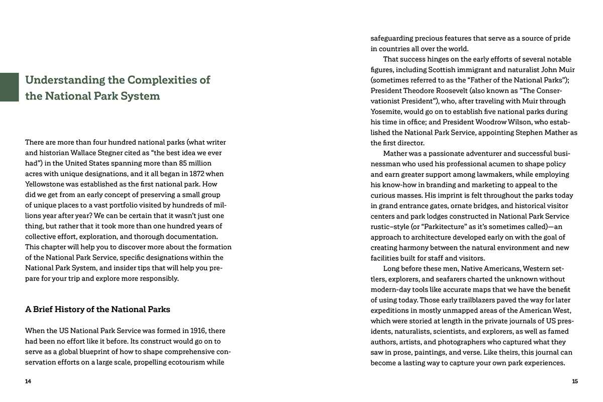 National Parks Journal by Stefanie Payne: Hardcover; 208 pages / English
