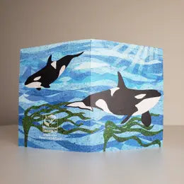 Orca A2 Blank Greeting Card