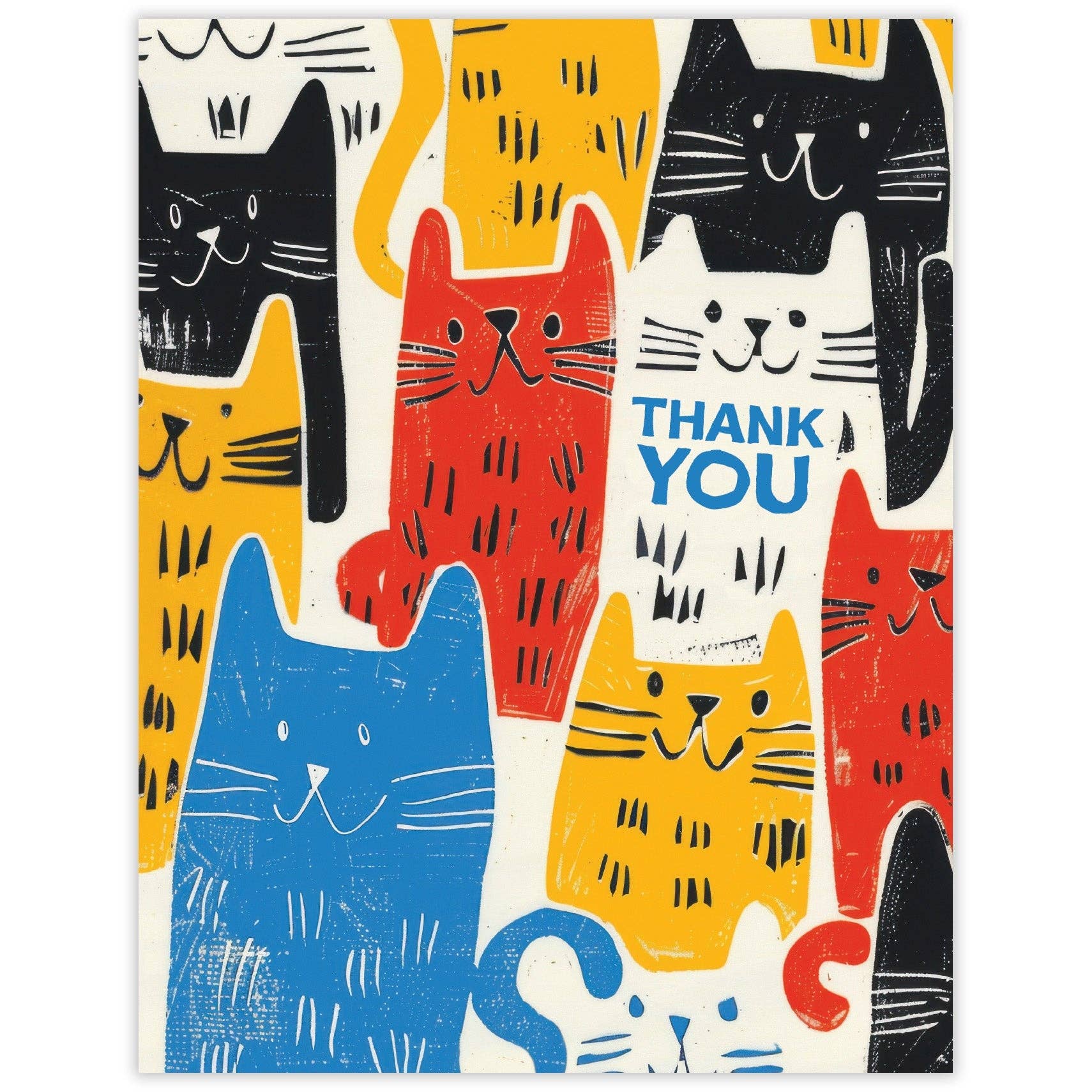 Cats Thank You Card