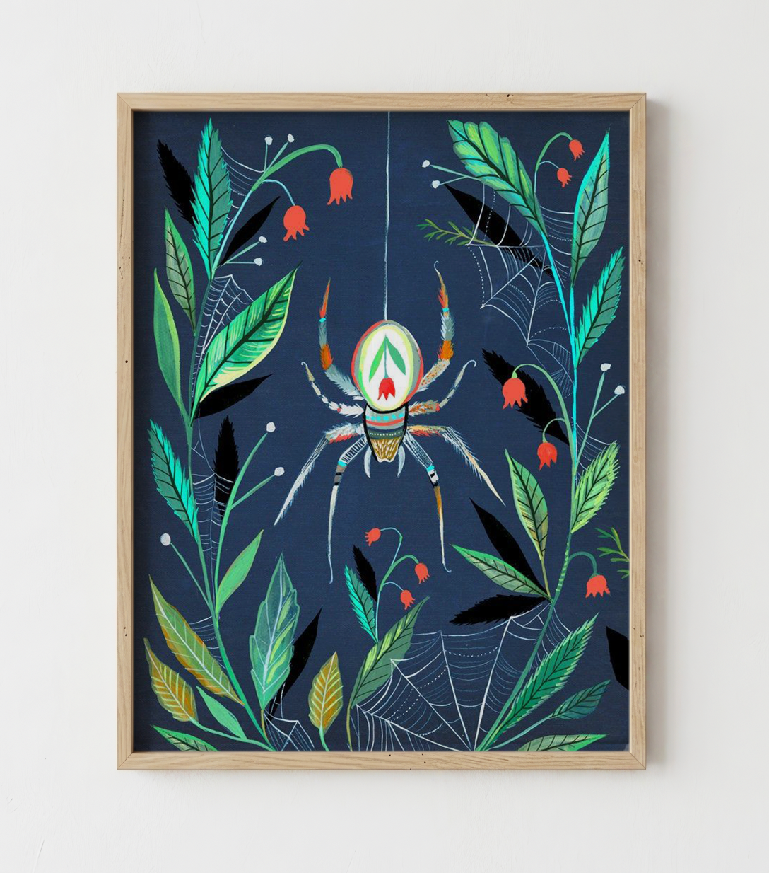 Along Came a Spider Print: 11 x 14