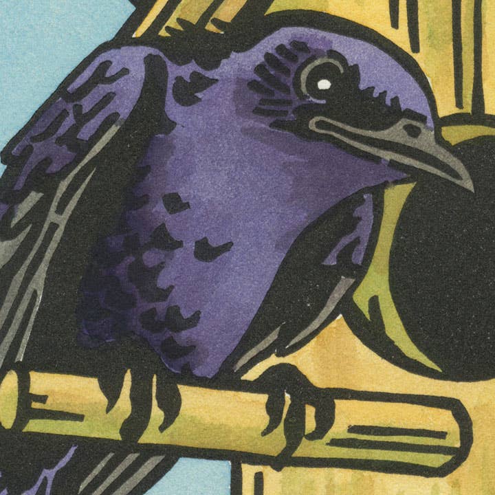 Purple Martin Card: Individual