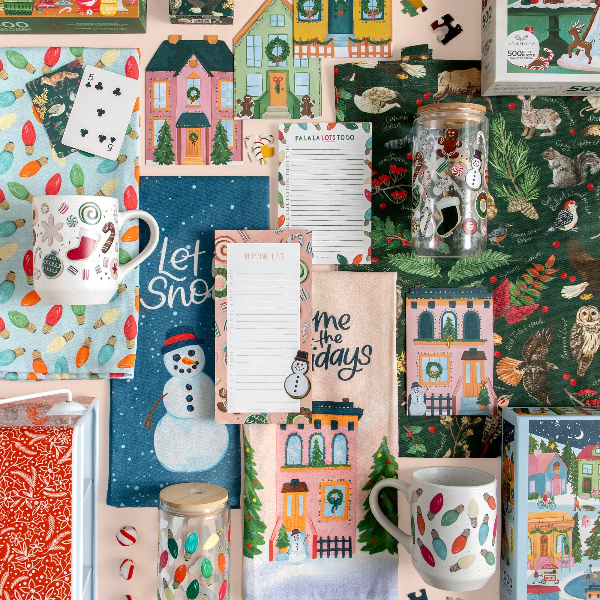 Candy Jars - 400 Piece Panoramic Holiday Jigsaw Puzzle