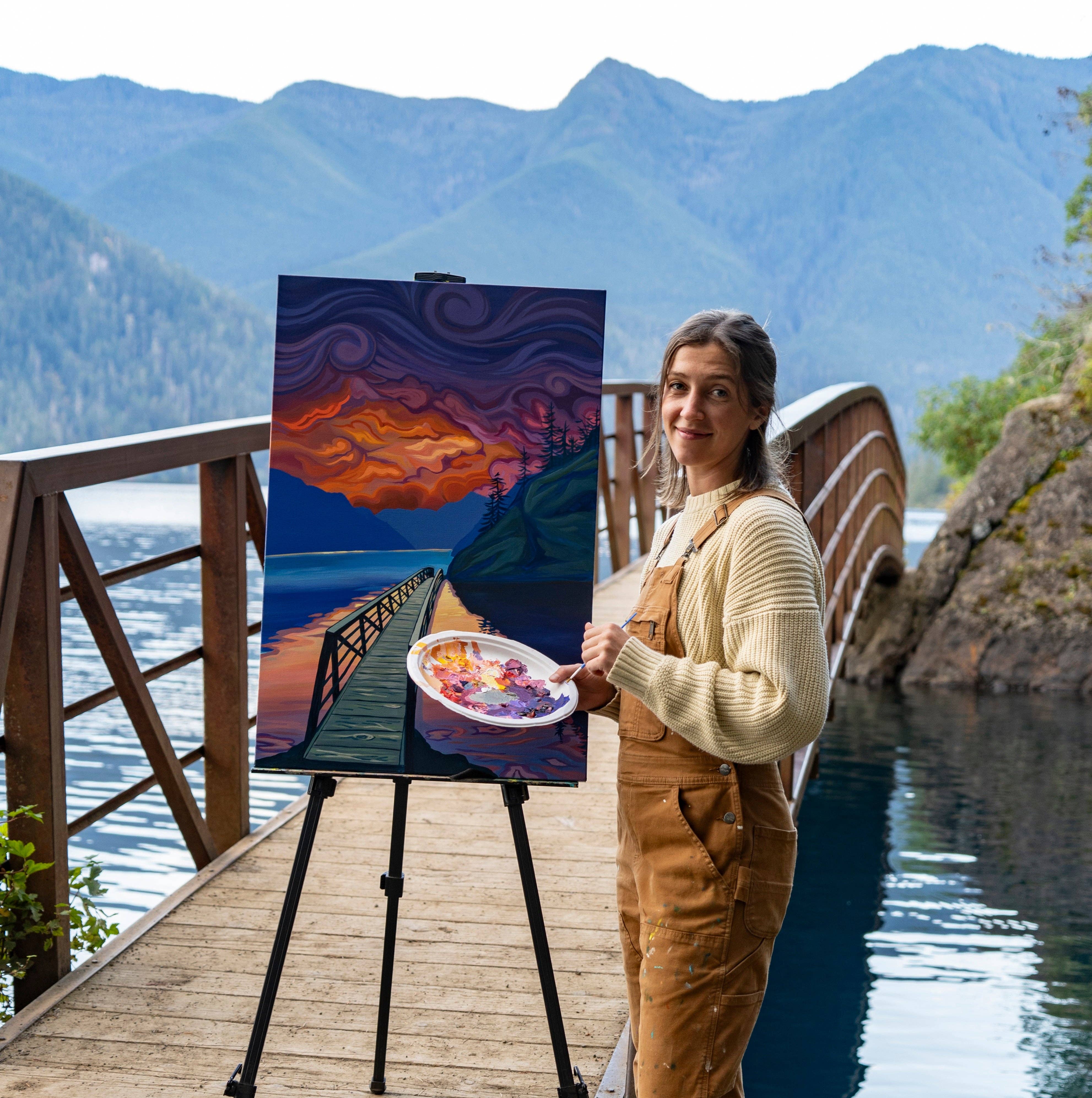 "Devil's Punchbowl" Print: 8x12" / Bamboo Paper