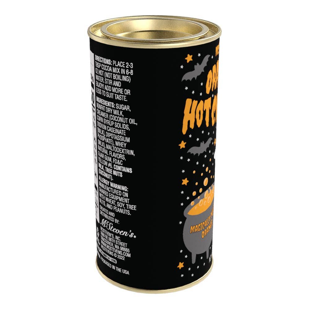 Halloween Ghost Orange Colorful Hot Chocolate (7oz Tins)