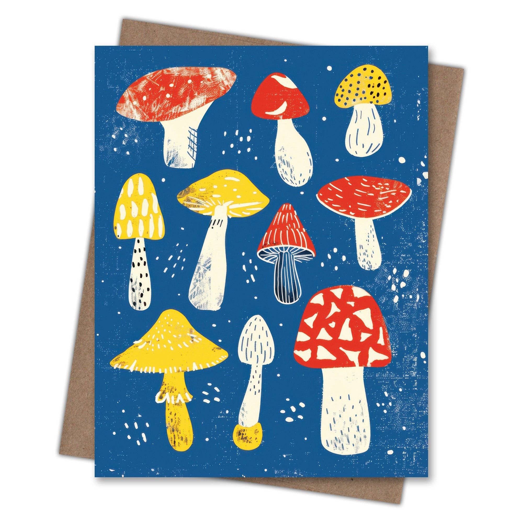 Mushrooms Blank Notecard