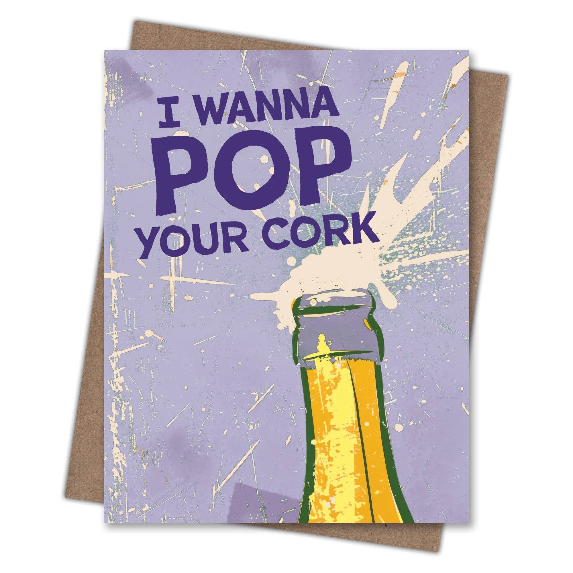 Pop Your Cork Love Card