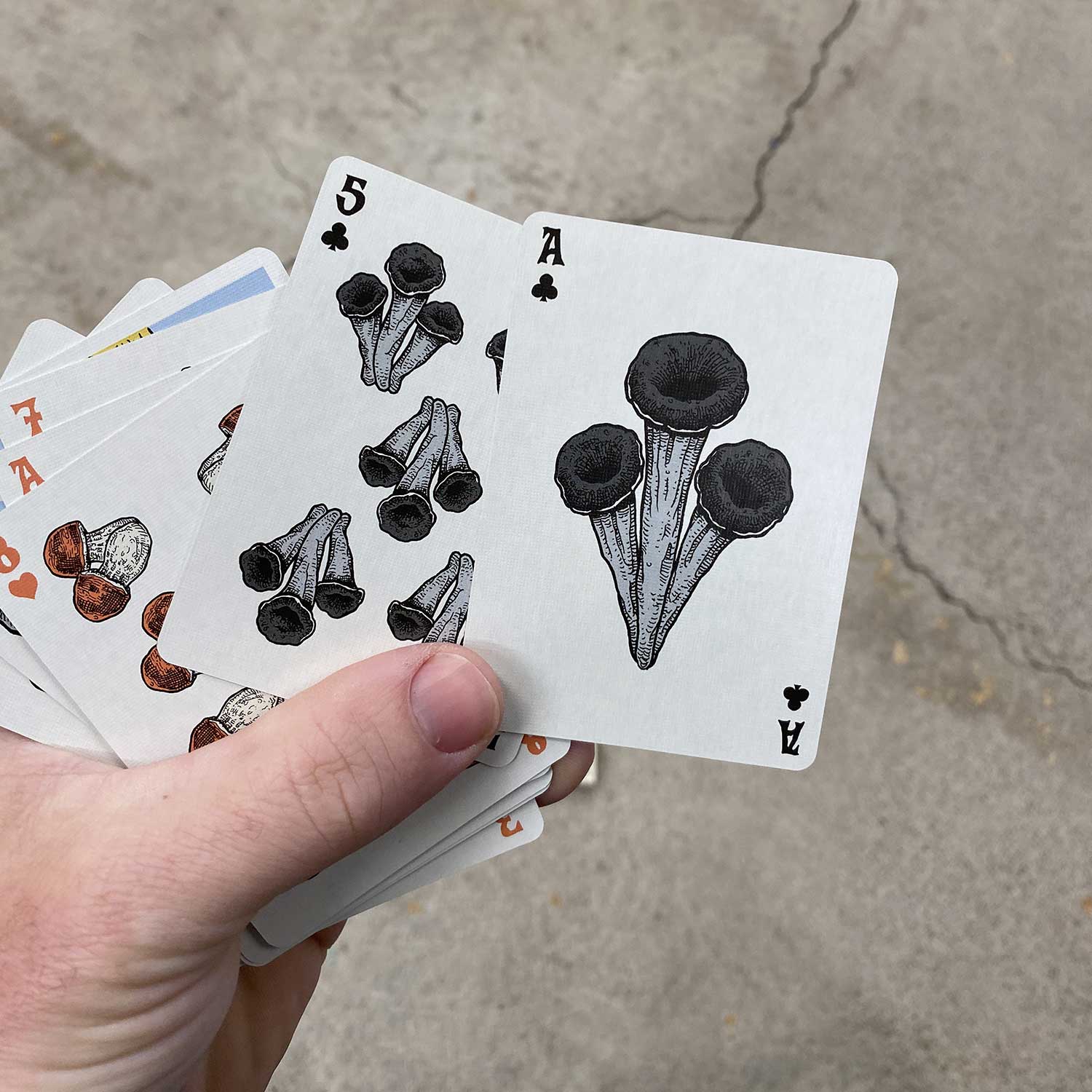 Holy Shrump! Mushroom Playing Cards: SINGLE DECK