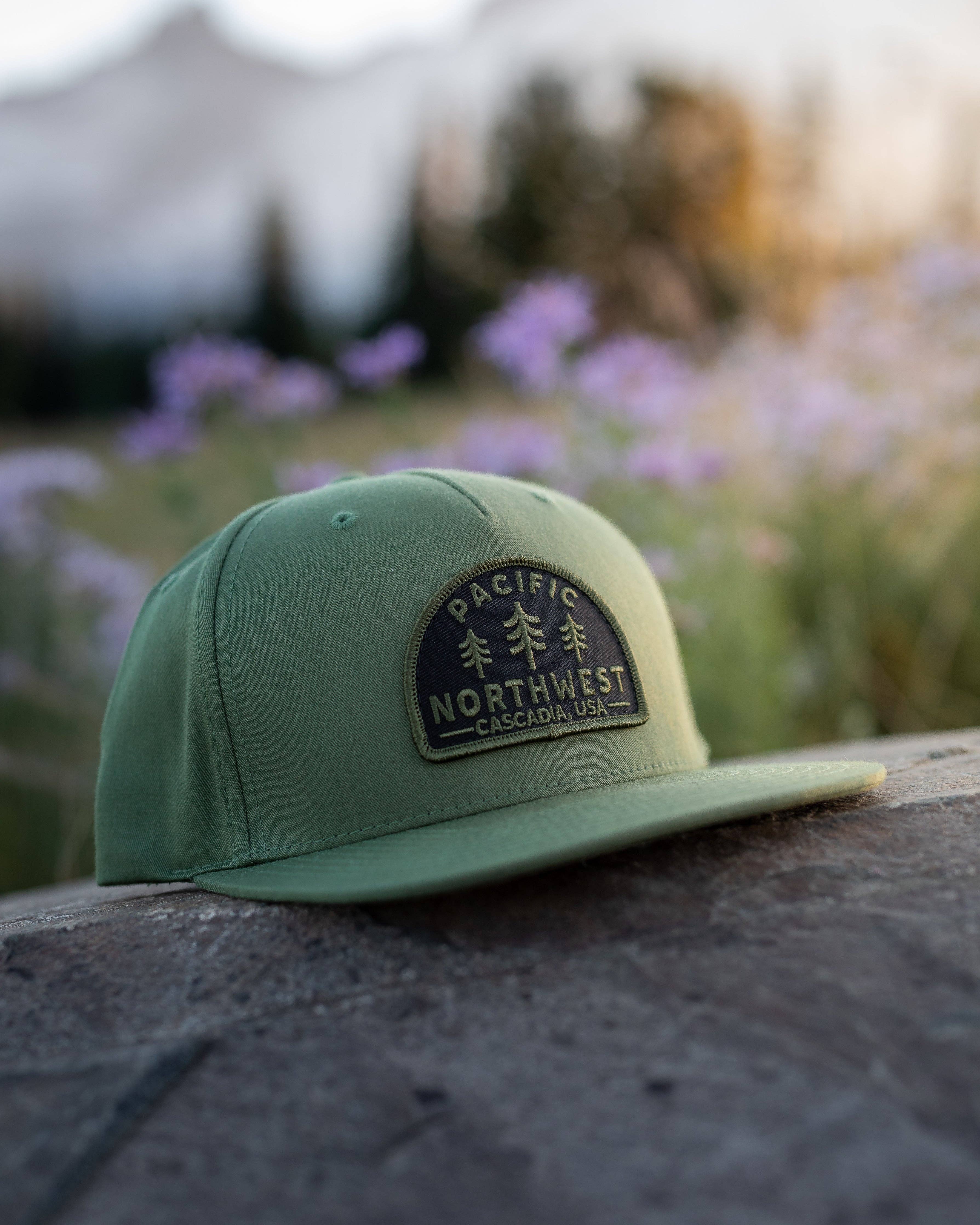 Timberline SnapBack Hat Olive