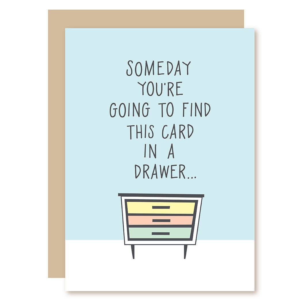 Drawer Anniversary Card