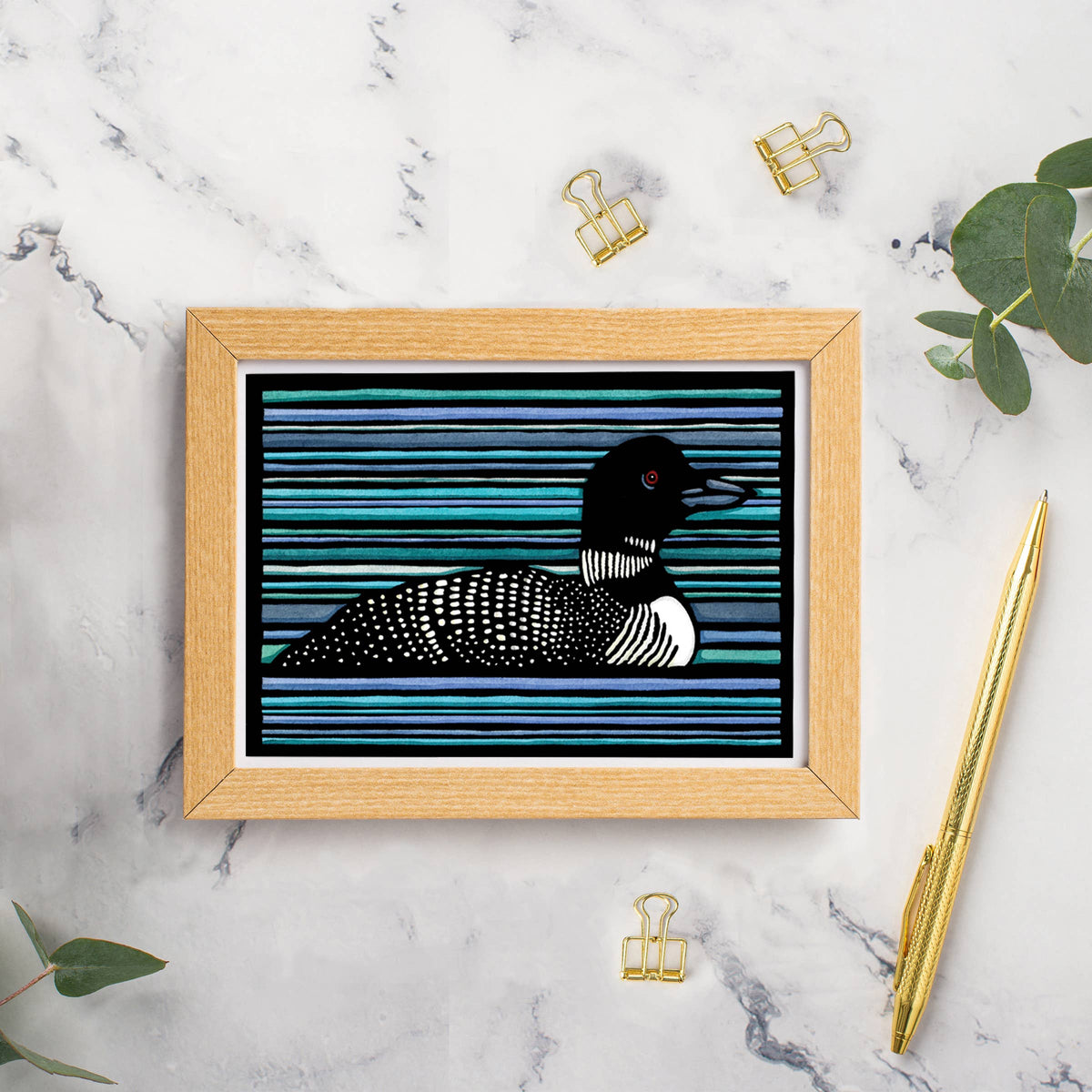 Greeting Card Loon