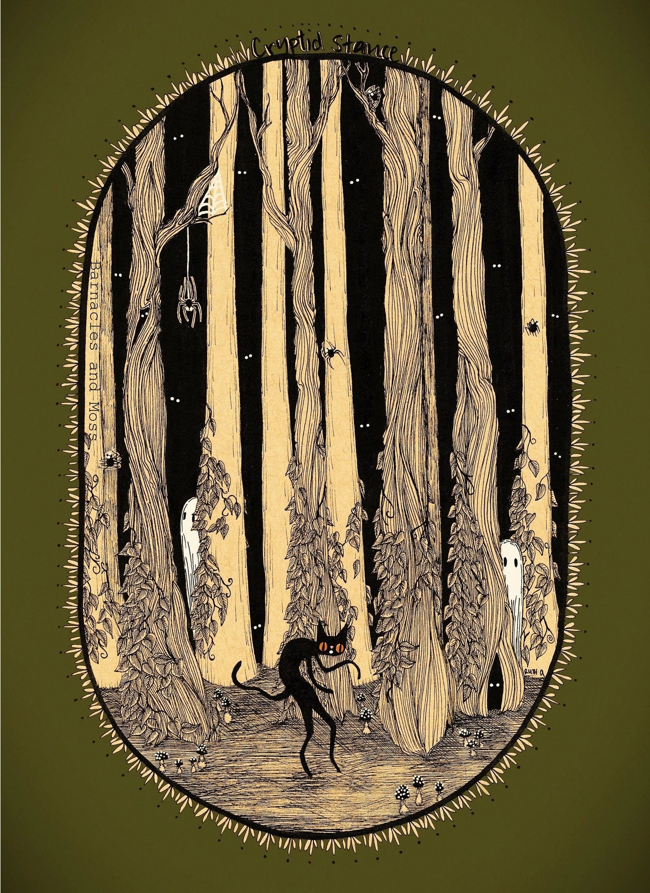 Cryptid Stance Fine Art Print