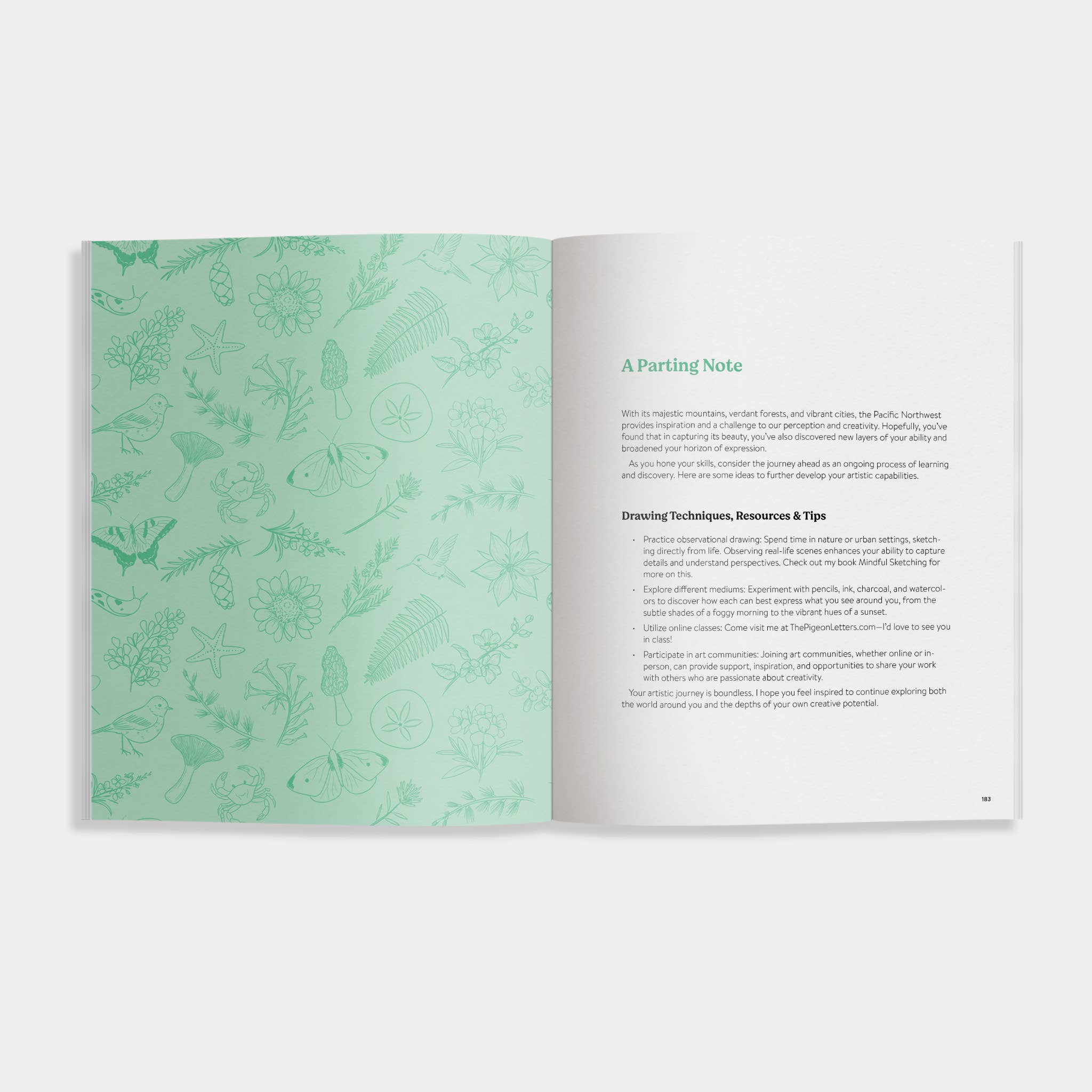 Pacific Northwest How to Draw Book (Trees, Flowers and More)