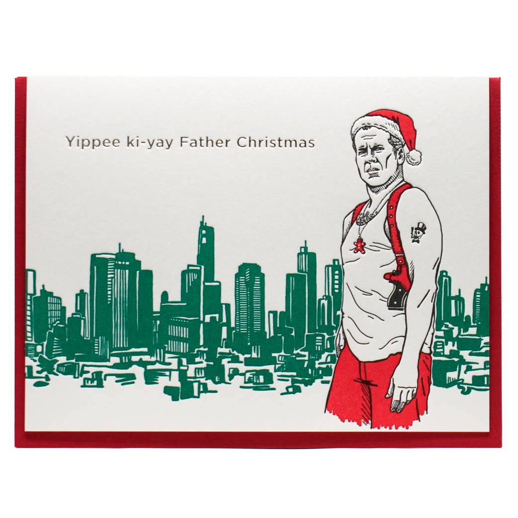 Father Christmas Die Hard Throwback Card: Single Card