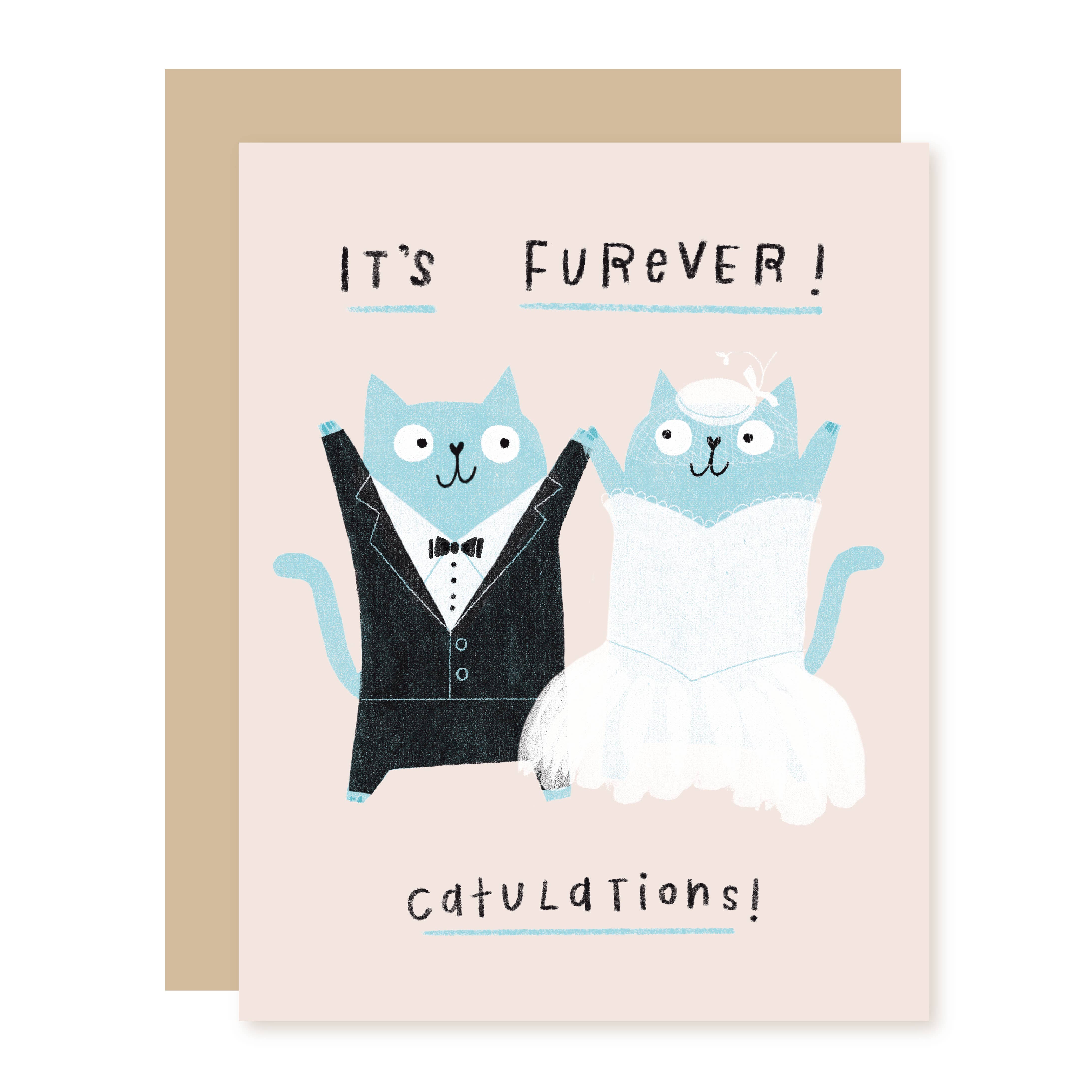 Cats Wedding Card