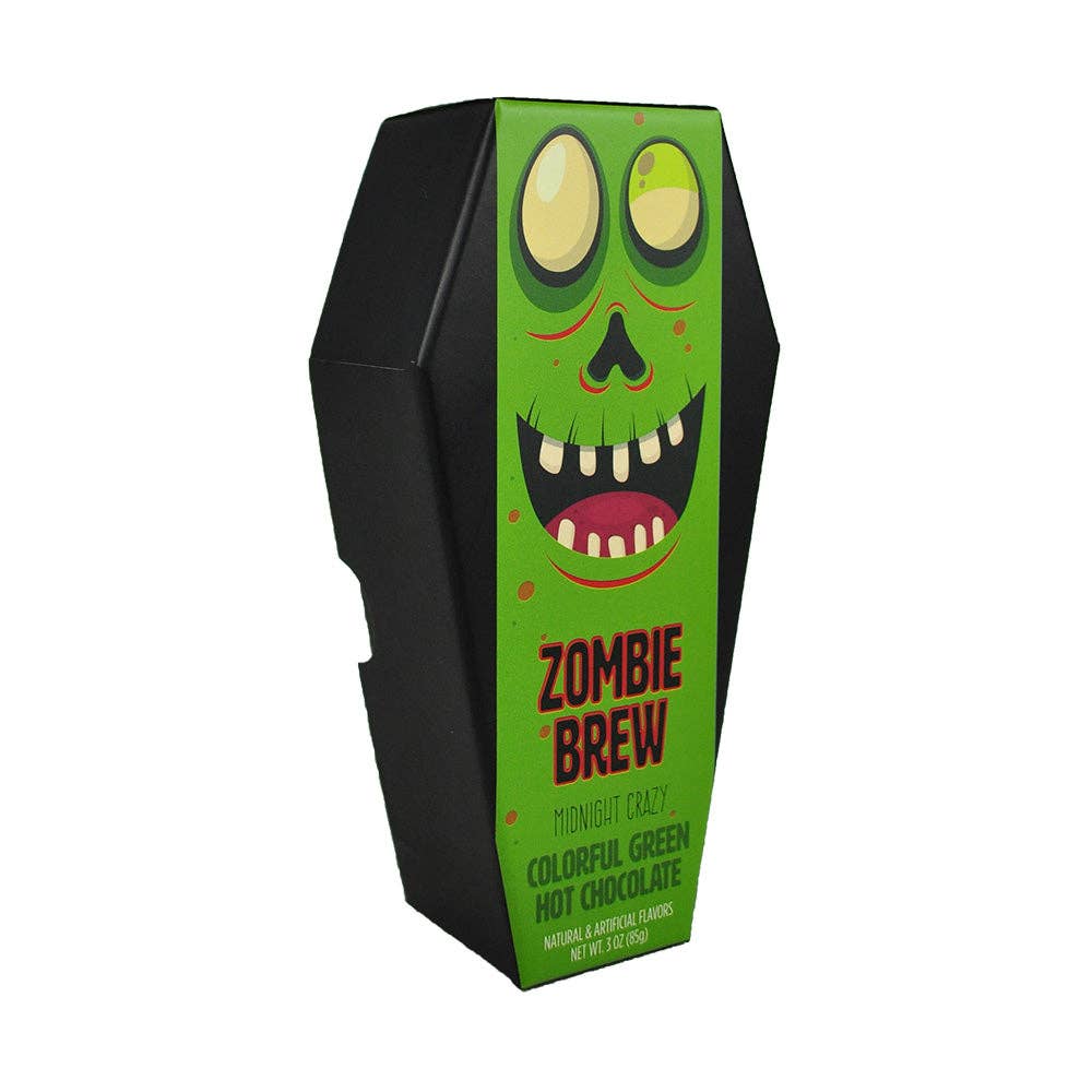 Coffin Café Zombie Brew Green Hot Chocolate (3oz Coffins)