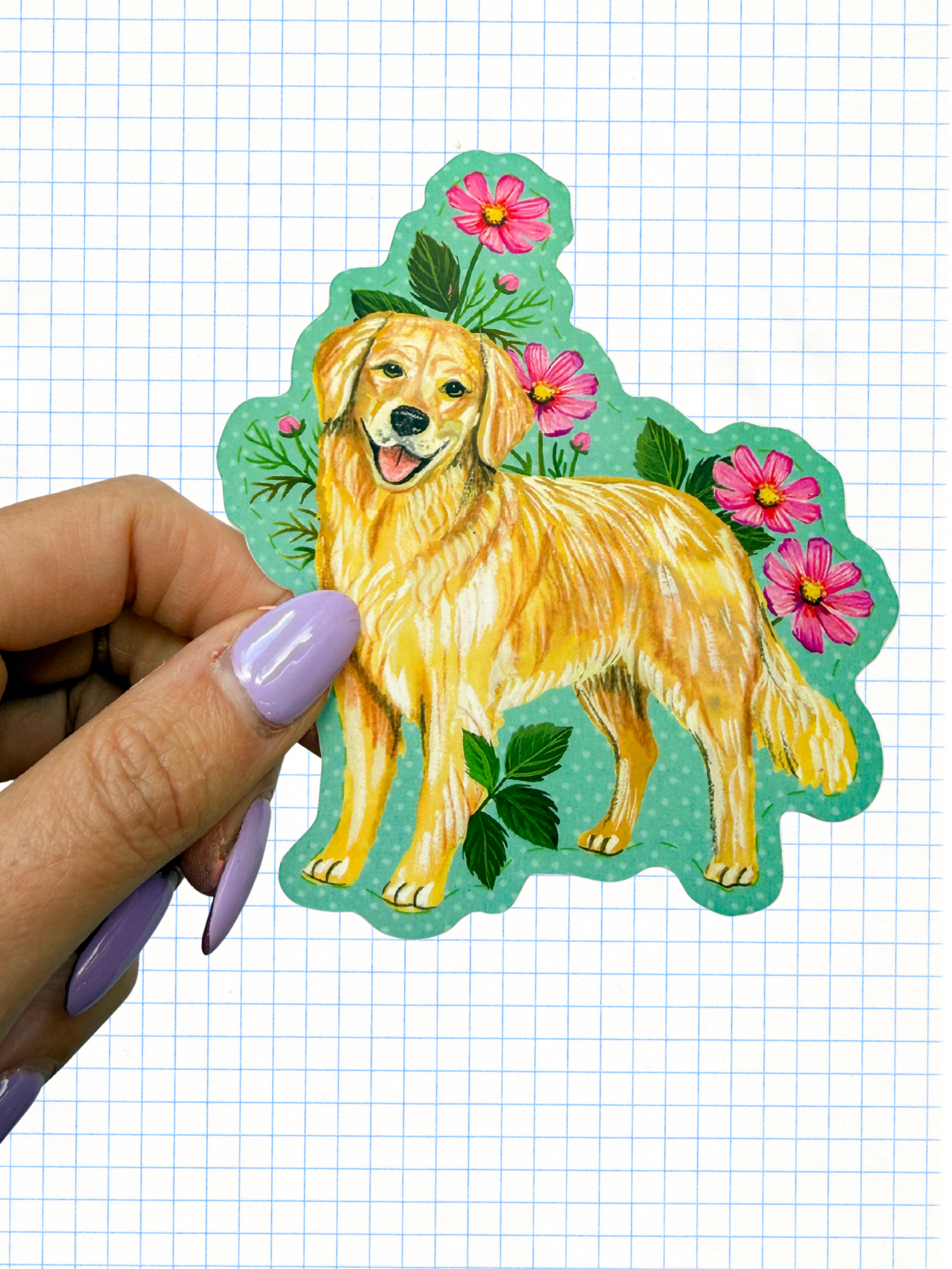 Golden Retriever Sticker