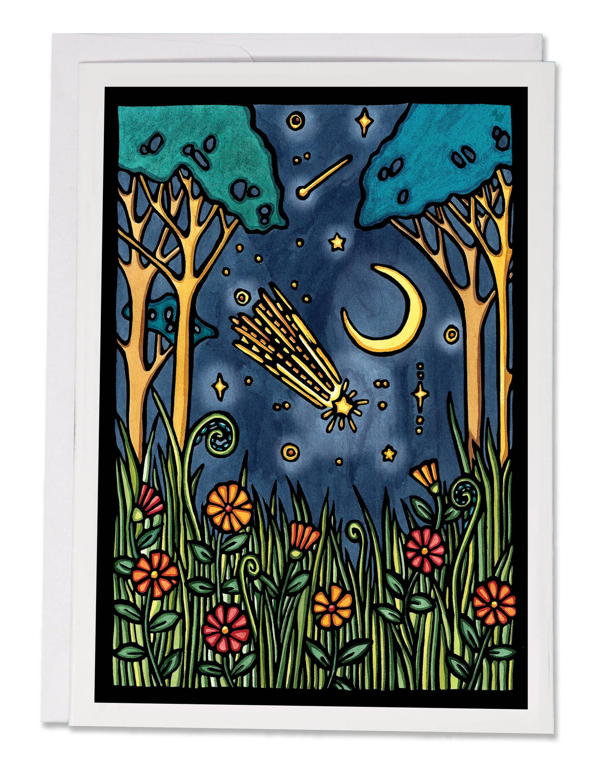 Greeting Card Shooting Star