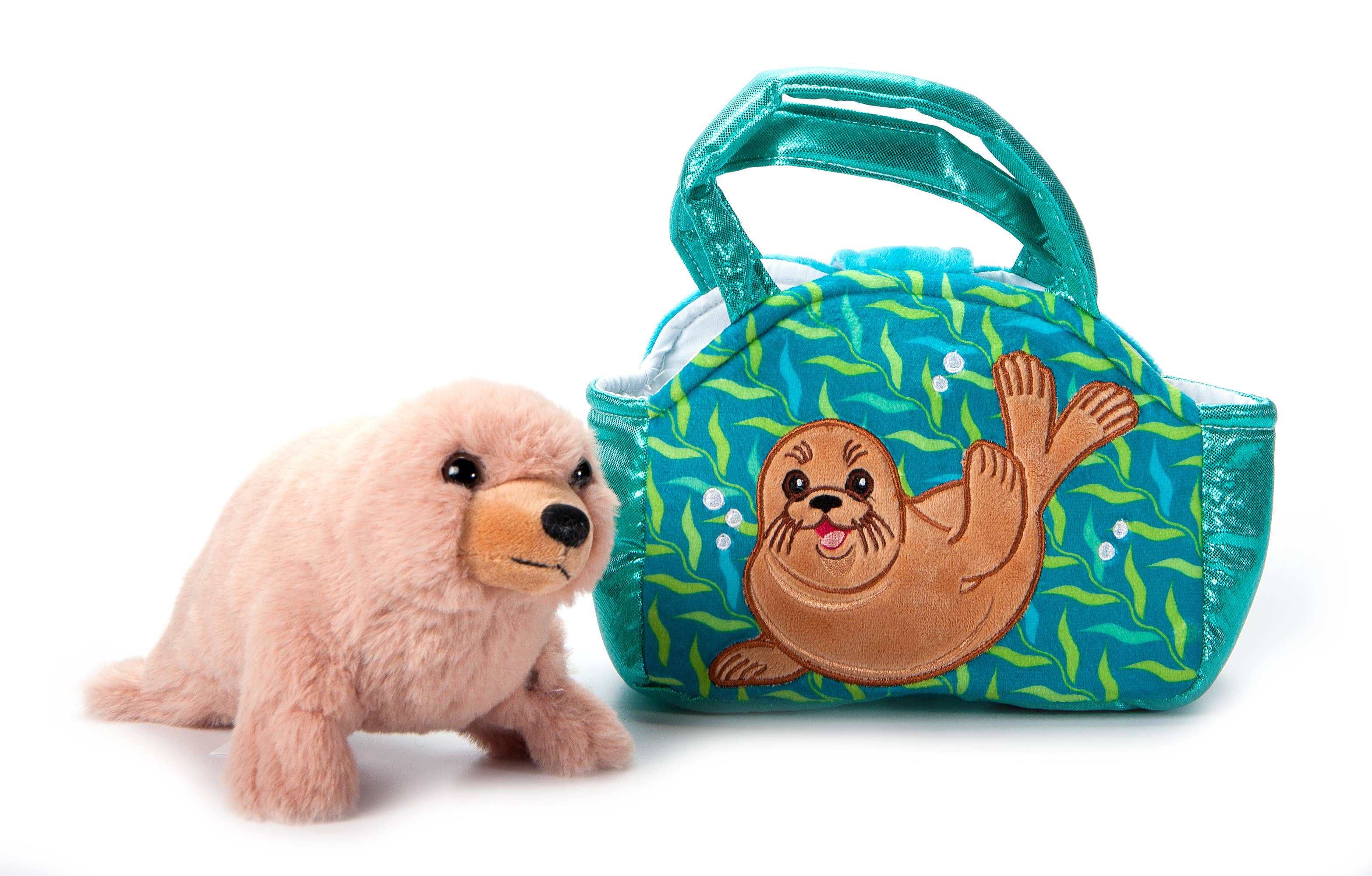Plush Animal Set with Purse -  Sea Lion