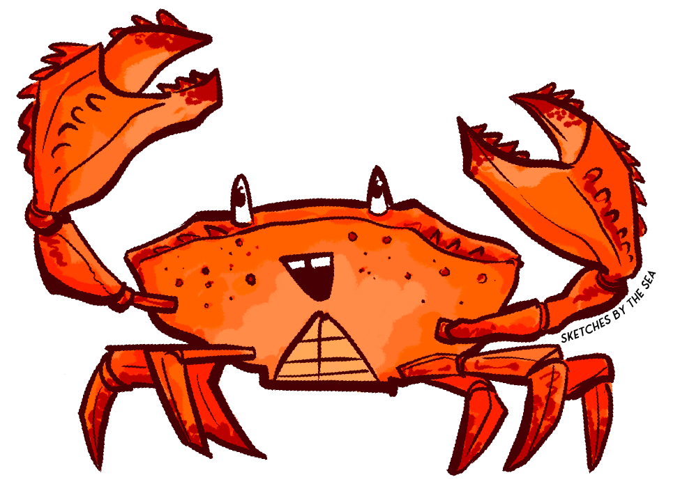 Crab Sticker