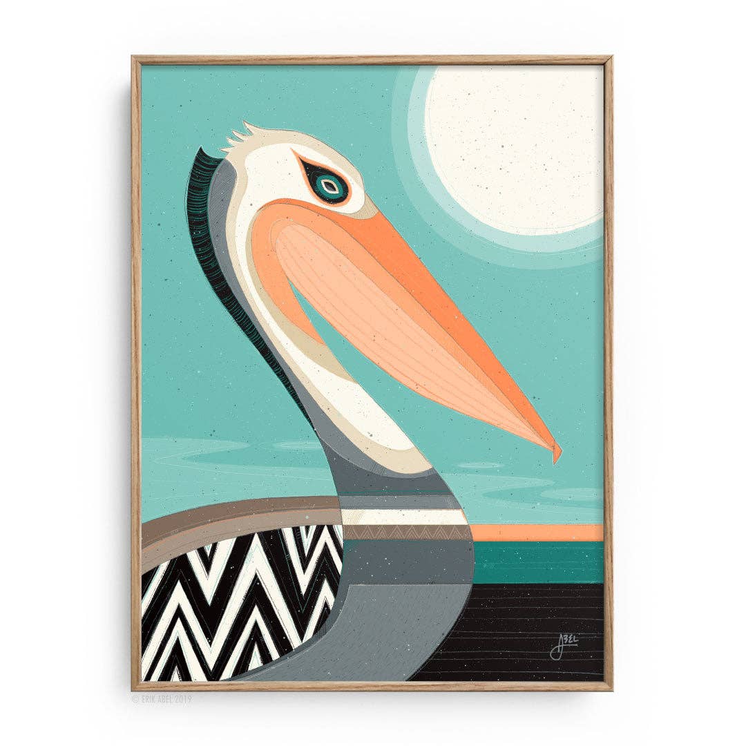 Pelecanidae - WHLSL Print: Unframed / 9x12 / Bamboo Paper